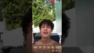 Jaden Hossler 8/20/2020 Instagram Live