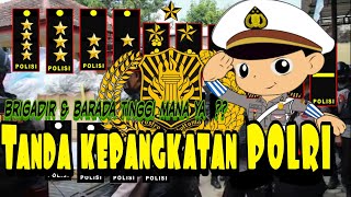 Urutan Pangkat polisi dari urutan pangkat tertinggi sampai terendah