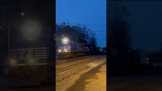 NS 4000 AC44C6M “Sonic Bonnet” leads NS 23G through Piscataway,NJ with a very friendly crew