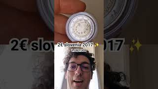 2€ slovenia 2017 - 10° anniversario euro in Slovenia! ✨ #coin #numismatics