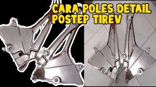 cara poles postep honda tiger revo detail . tips dan trik poles