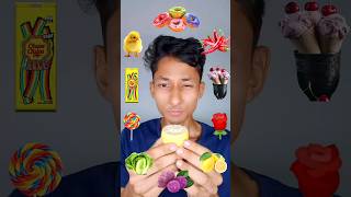 Emoji food Mukbang❤️🍋🥓🌶️🌹#asmr #food #mukbang