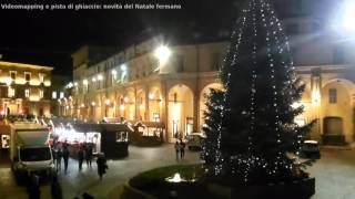 Videomapping e pista di ghiaccio: novità del Natale a Fermo