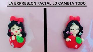 Como borrar caritas en piezas de porcelana fria o pasta flexible, DIY Super fácil !!! Original