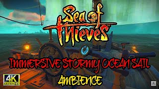 🌊"Stormy Sail Ambience | Immersive Sea of Thieves Sounds for a Calm Escape"🌴