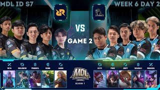 Yasbih vs RRQ Sena GAME 2 | MDL ID S7 Week 6 Day 2 | Regular Season