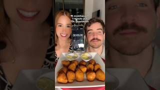 15 coxinhas em 1 minuto para 15.000 seguidores!