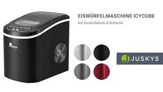 Eiswürfelmaschine IcyCube, Eiswürfel in 7 - 13 Min. & 12 kg / Tag JUSKYS