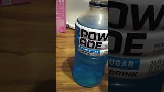 ASMR Powerade Zero Mixed Berry Sports Drink Review Video.