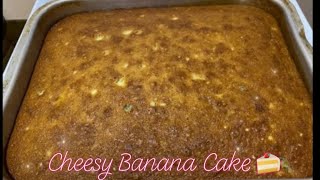 Angel’s Cooking : Cheesy Banana Cake / Easy Baked Banana Cake