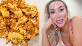 VEGAN BUFFALO CAULIFLOWER "WINGS"- BEST SNACK EVER