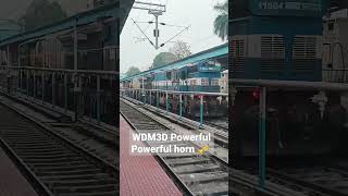 WDM3D Powerful💪 Horn 🎺 ❤‍🩹 #music #railway #status #trending #viral #bts #love #shorts #short #train