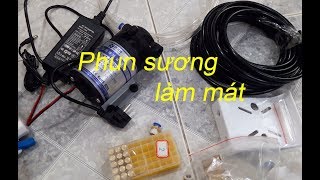 Hệ thống phun sương làm mát cho ngày nóng