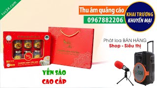 Thu âm Quảng cáo bán hàng Yến sào cao cấp Yến Na TVC24 đọc Cực Hay