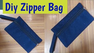 How To Make Zipper Bag At Home| Diy Zipper Pouch | Multipurpose Pouch 🦋 #yourownboutique #diybag