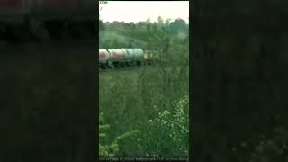 Class 47. Rail freight livery with large number. British Rail diesel freight trains. Oil tanker 1988