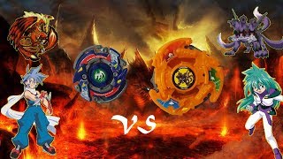 BEYBLADE DRANZER MS VS BURNING KERBEROUS / hobby toys 🎮