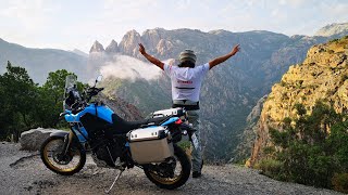 KORSYKA najpiękniejsze trasy motocyklowe.  CORSICA  - the best motorcycle routes