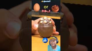 Coklat Atau Telur yak ⁉️ #challenge #toys #mainan #shorts #dubbing #shorts