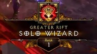 [Diablo 3] S10 Wiz Rank 1 Solo GR103