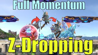 New Item Tech! | Full Momentum Z-Drop (Out of Shield)