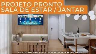 Sala de Estar e Jantar │Berlim│118 AS