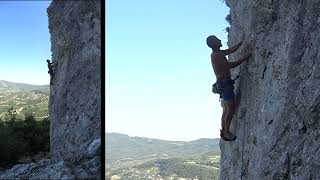 Civan Perçemi 6b+, VII+ Tırmanıcı: Nazmi Öztürk Manisa Sarıkaya Kaya Tırmanışı Rock Climbing Turkey