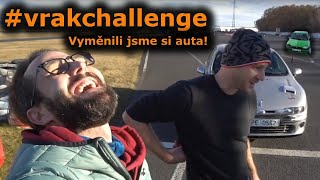 #vrakchallenge | Výměna aut | Nemá to ABS, nemá to výkon, ale stejně je to zábava!