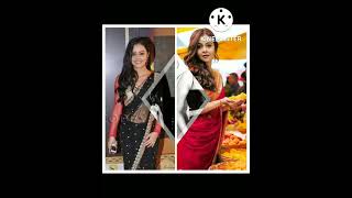 #Our fav .. Actresses in Black Vs Red Sarees..