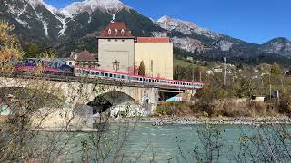 TANTISSIMI TRENI AD INNSBRUCK IN 4K. Innsbruck, 15.11.22 #taurus #vectron #treni #zug #train