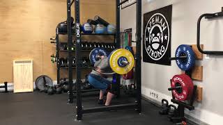 1/29/18 Squat 305x4 @7.5 ws 4/5