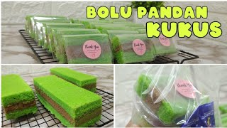 Bolu Kukus Pandan mix coklat, buatnya simpel disukai anak-anak