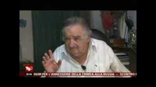 José Mujica, Presidente dell'Uruguay (TG2 del 6/3/2014)