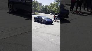 Lamborghini LP640 pulling in #lamborghini #supercars #carmeet #bayarea #subscribe