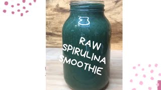 Experience the Power of Superfoods with this Flavorful Fresh Spirulina Green Smoothie Recipe