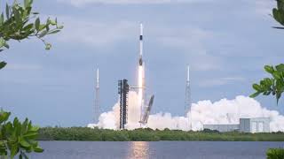 FALCON 9 LAUNCHES CREW-9, THE FIRST HUMAN SPACEFLIGHT MISSION TO LAUNCH FROM PAD 40 IN FLORIDA.