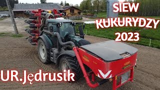 🇵🇱✔Valtra Na Pustynii!!☆Szybki siew kukurydzy!!☆15km/h!!☆UR Jędrusik☆ Valterka na Sterydach!! KWO!!☆