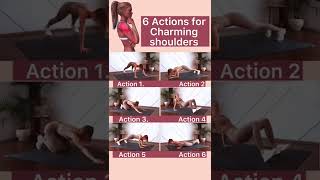 6 Actions for charming shoulders #fitness #challenge