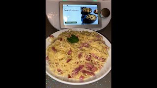 Comment faire spaghetti carbonara Thermomix