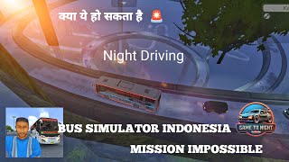 🛑BUS simululator indonesia | bus game | danzer map | very risky #gametonight #live  #bus