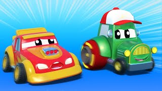 Tunul cu lipici il salveaza pe tractor  | InventatTom camionul de tractari | Car City World App