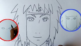 How to draw minato father is naruto shippuden