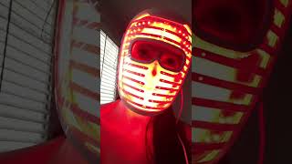 LED Mask 🌝 👌🏼 Reaction and Infrared light💡display #shorts #skincare