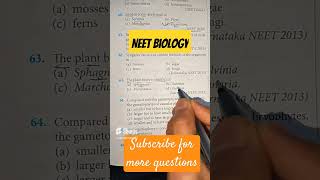 🎯Neet 2024 .biology 🌿.neet questions #motivation #medicalentranceexam #neet2024 #ytshorts