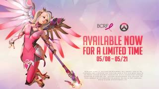 OVERWATCH New Pink Mercy Skin (Support Breast Cancer)