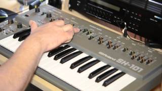 Roland SH 101 the internal sequencer HQ Sound