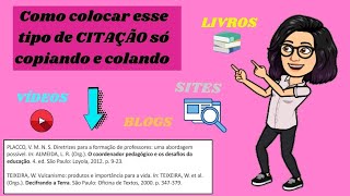 Como fazer citação super rápido e simples copiando e colando