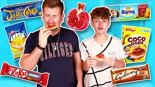 TRYING FOODS MY BROTHER DOES ACTUALLY LIKE