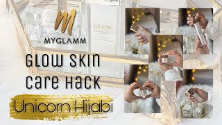 MyGlamm Glow Skincare Edition | Glowing Skincare Routine | Shahnaz UnicornHijabi