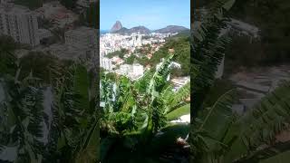 favela pereira da Silva view of sugar loaf mountain Rio de Janeiro